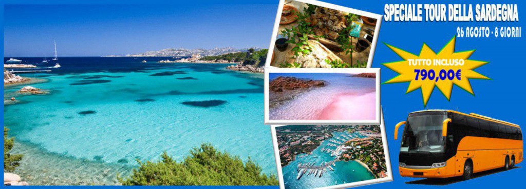 SPECIALE TOUR DELLA SARDEGNA IRRIPETIBILE SETTIMANA IN BUS IN CALABRIA