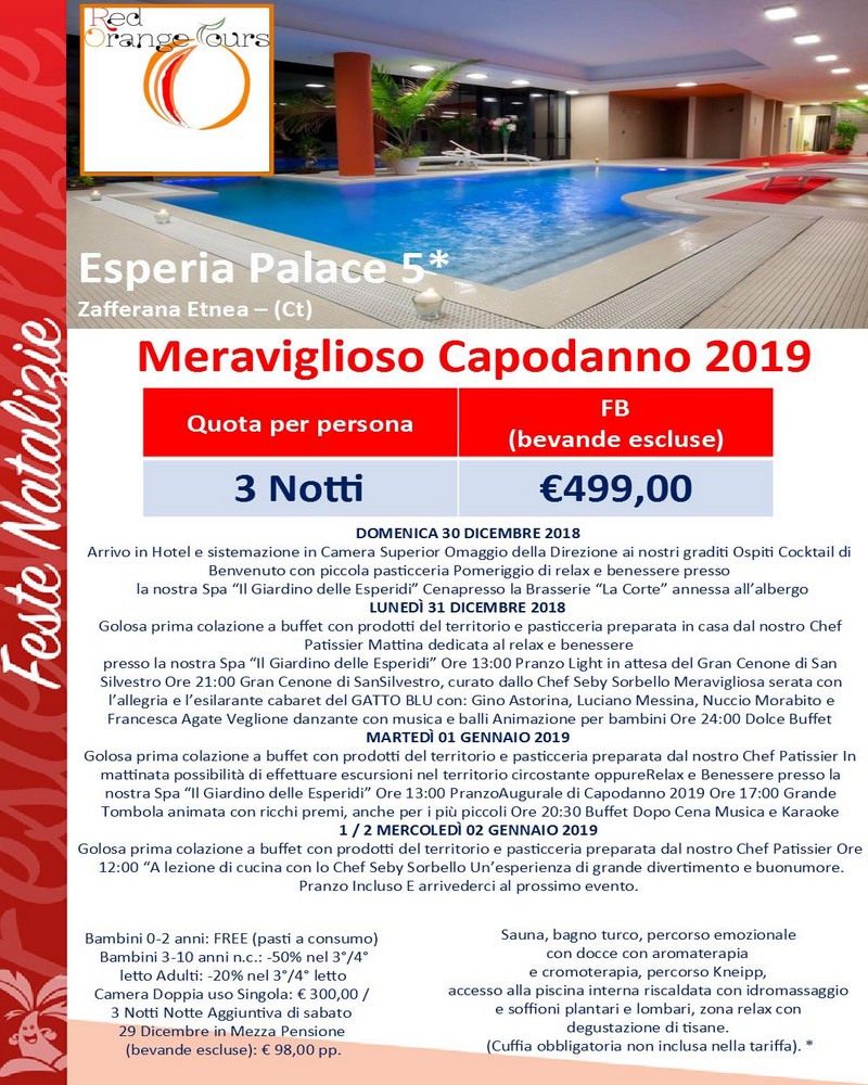 CAPODANNO esperia WEEKEND BENESSERE D’AUTUNNO – PHP P.za Armerina