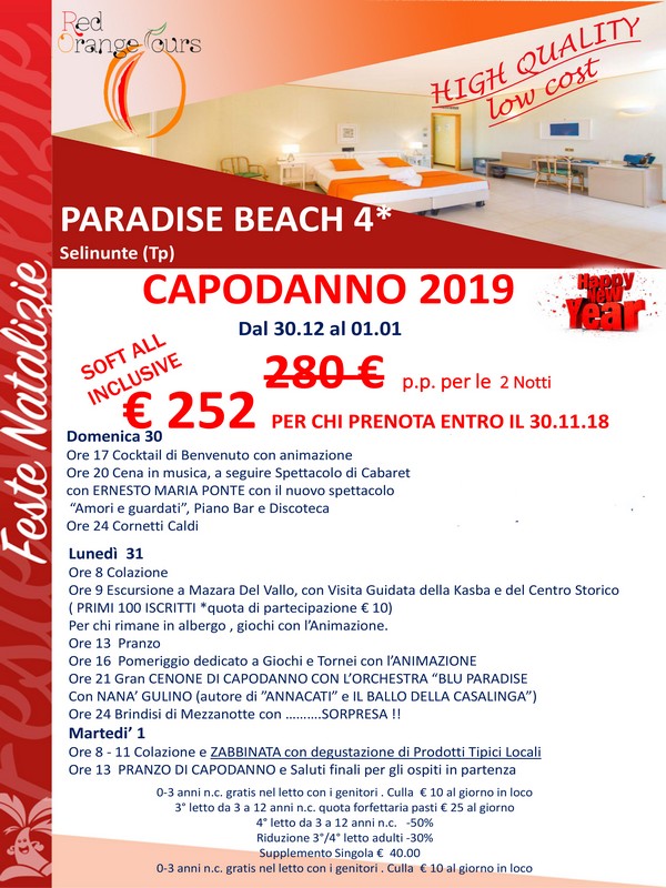 Presentazione di PowerPoint CAPODANNO PARADISE BEACH