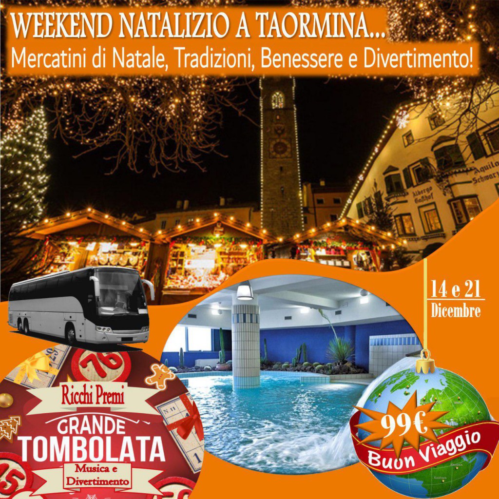 WEEKEND NATALIZO A TAORMINA WEEKEND NATALIZO A TAORMINA