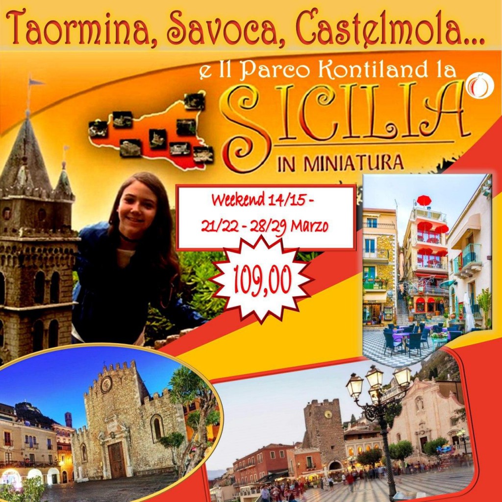 Taormina, Savo, Castelmola, Parco Kontiland carnevale acireale 2020