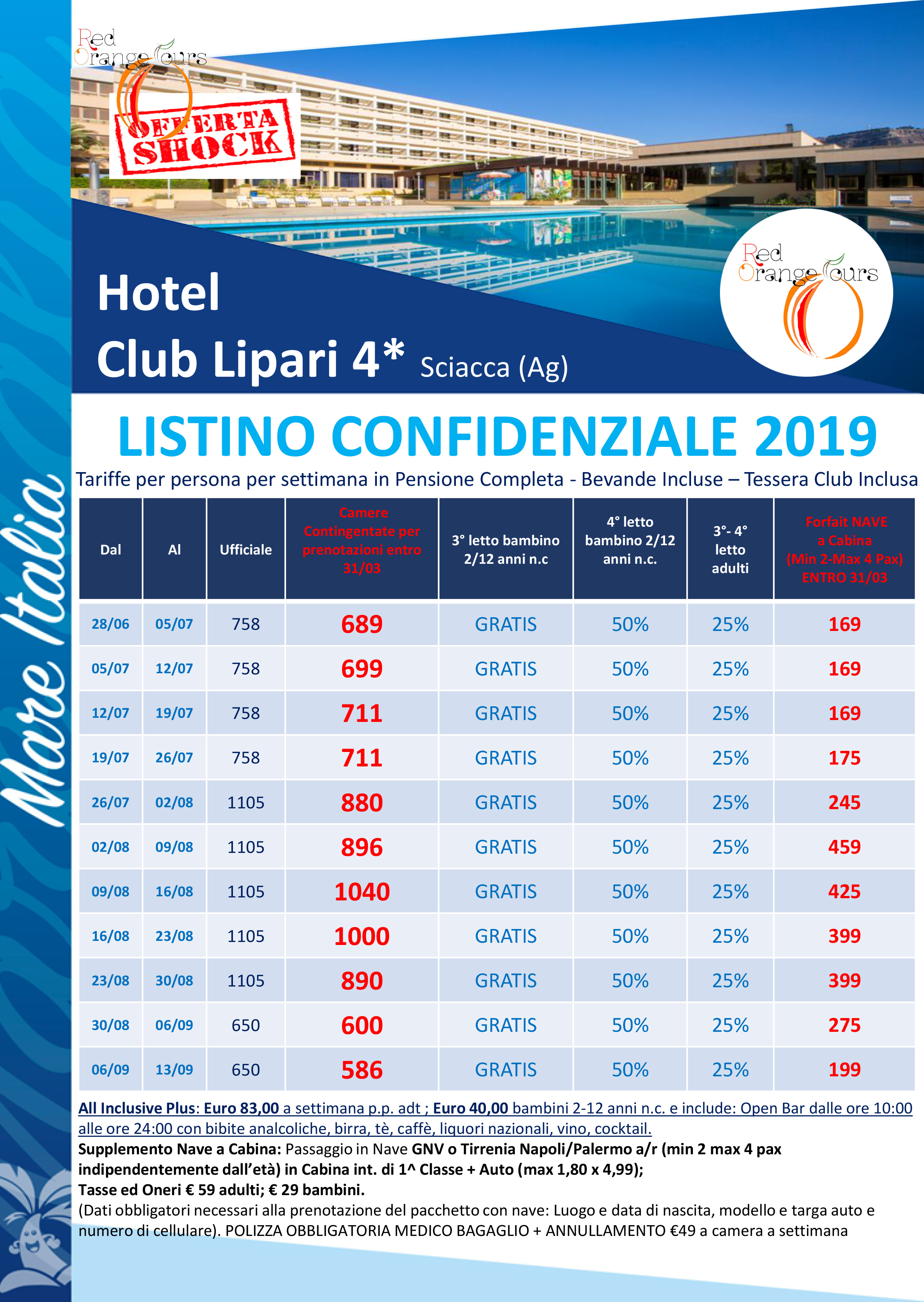 hotel club lipari azzurra