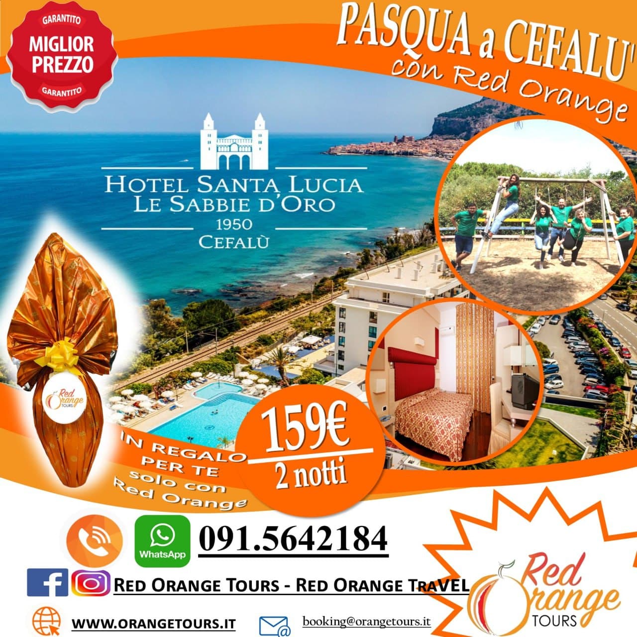 Pasqua Cefalù WEEKEND NATALIZIO - 11/12 DICEMBRE - EVENTO SPECIALE RED ORANGE TOURS E TUTTO COLORATO VIAGGI