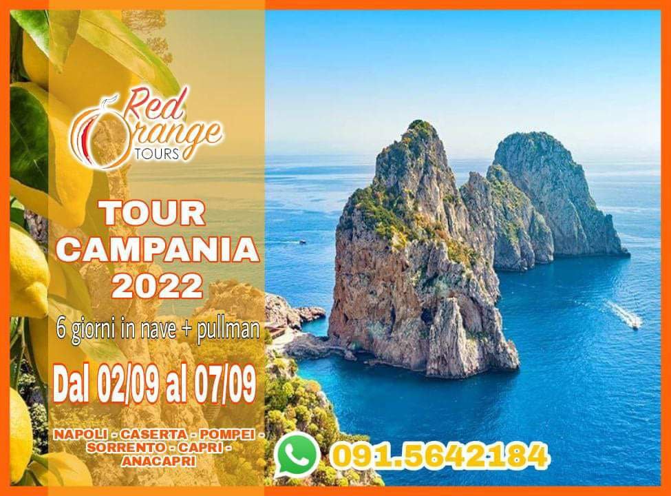 TOUR CAMPANIA WEEKEND NATALIZIO - 11/12 DICEMBRE - EVENTO SPECIALE RED ORANGE TOURS E TUTTO COLORATO VIAGGI
