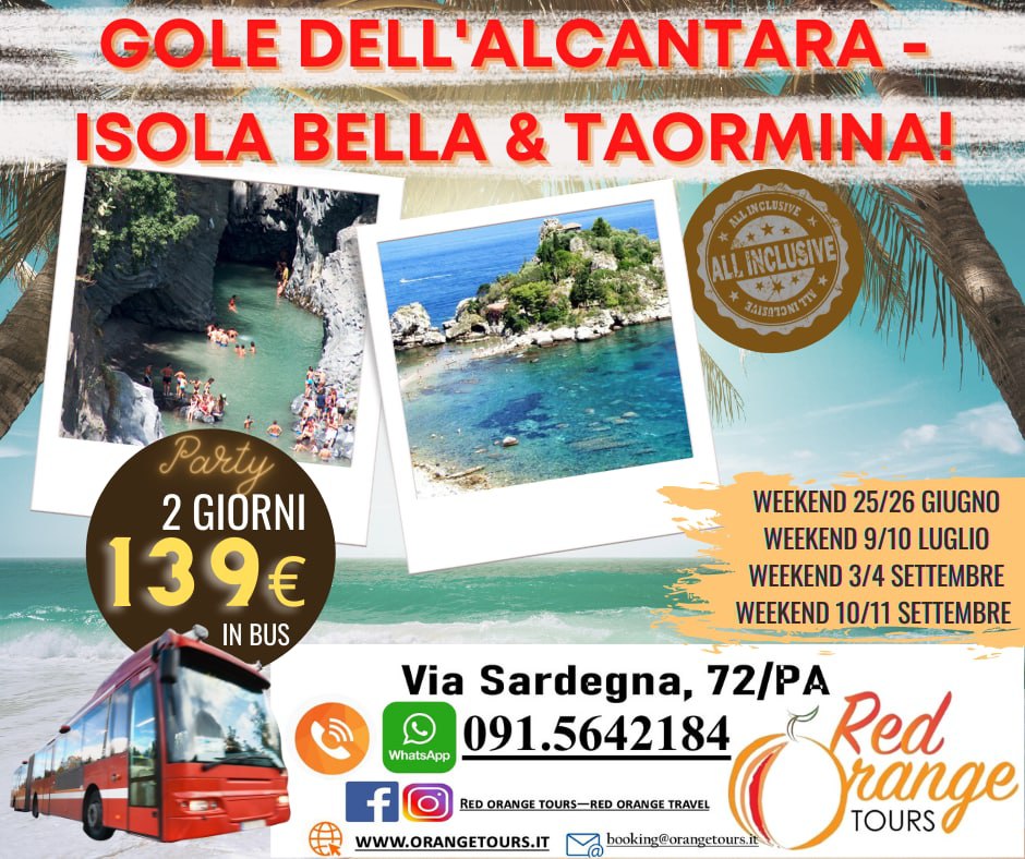GOLE DELL’ALCANTARA ATHENA RESORT LUGLIO AGOSTO SETTEMBRE 2021