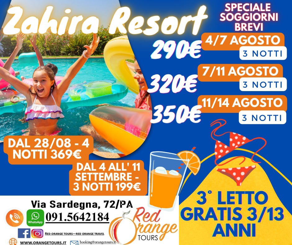 Zahira mid weekend WEEKEND NATALIZIO - 11/12 DICEMBRE - EVENTO SPECIALE RED ORANGE TOURS E TUTTO COLORATO VIAGGI
