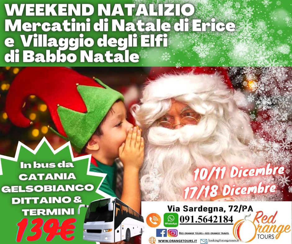 villaggio degli elfi da catania immacolata erice