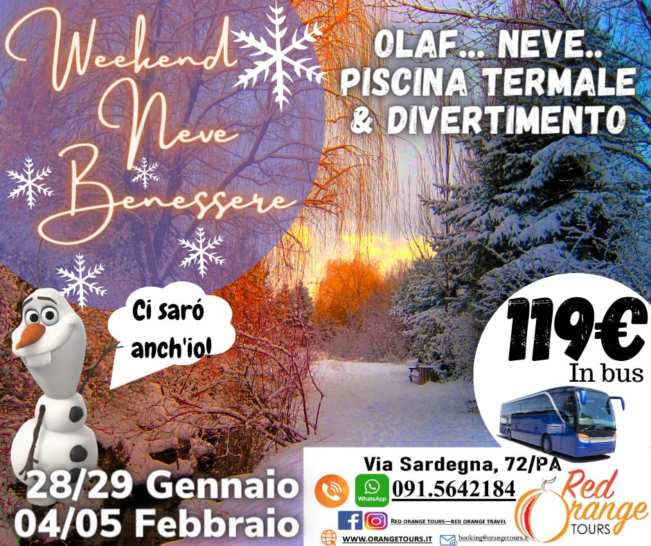 WEEKEND NEVE immacolata erice