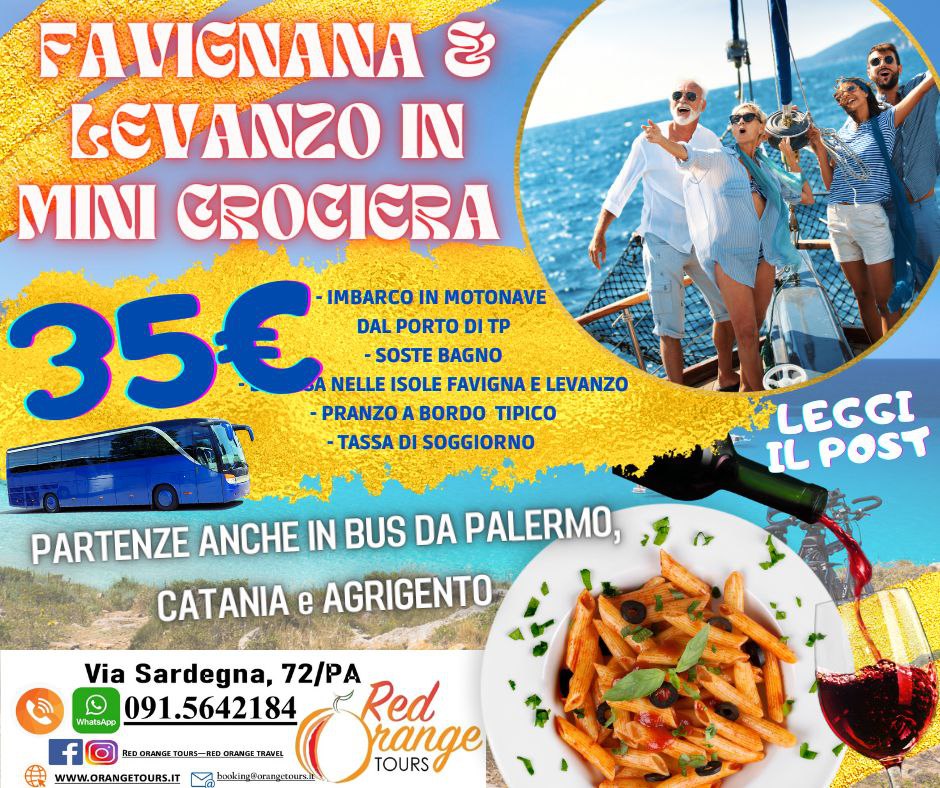 MINICROCIERA FAVIGNANA ATHENA RESORT LUGLIO AGOSTO SETTEMBRE 2021