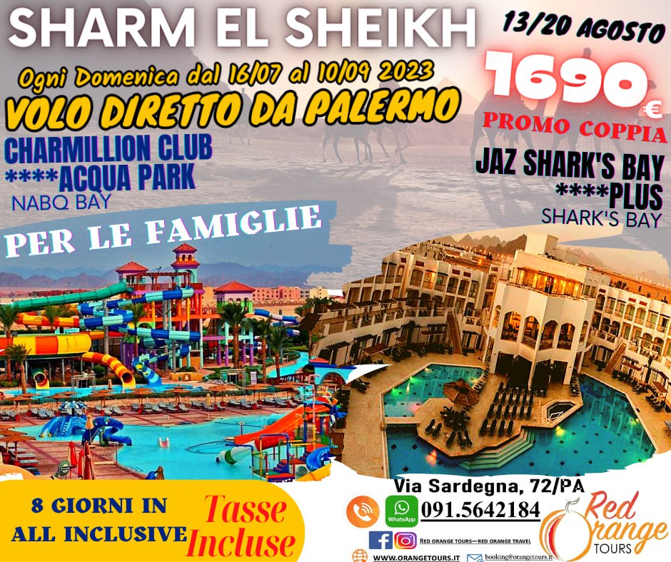 SHARM 2023 ATHENA RESORT LUGLIO AGOSTO SETTEMBRE 2021
