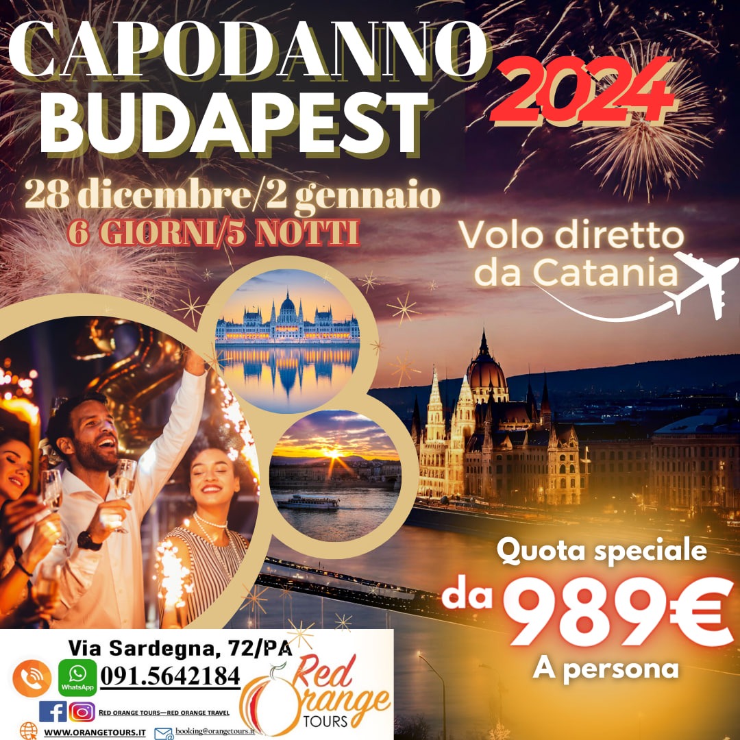 CAPODANNO BUDAPEST CAPODANNO 2022 CON RED ORANGE TOURS!