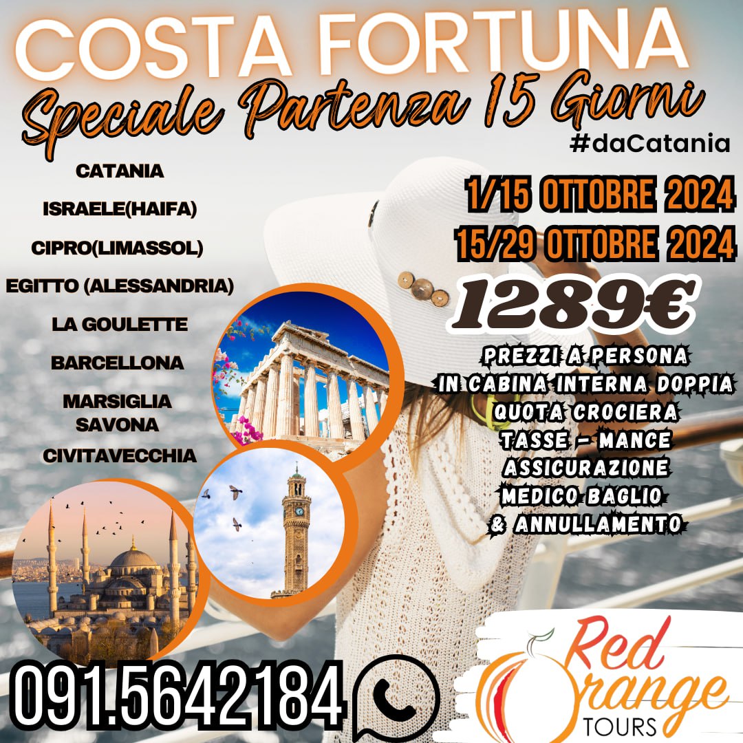COSTA FORTUNA OTTOBRE