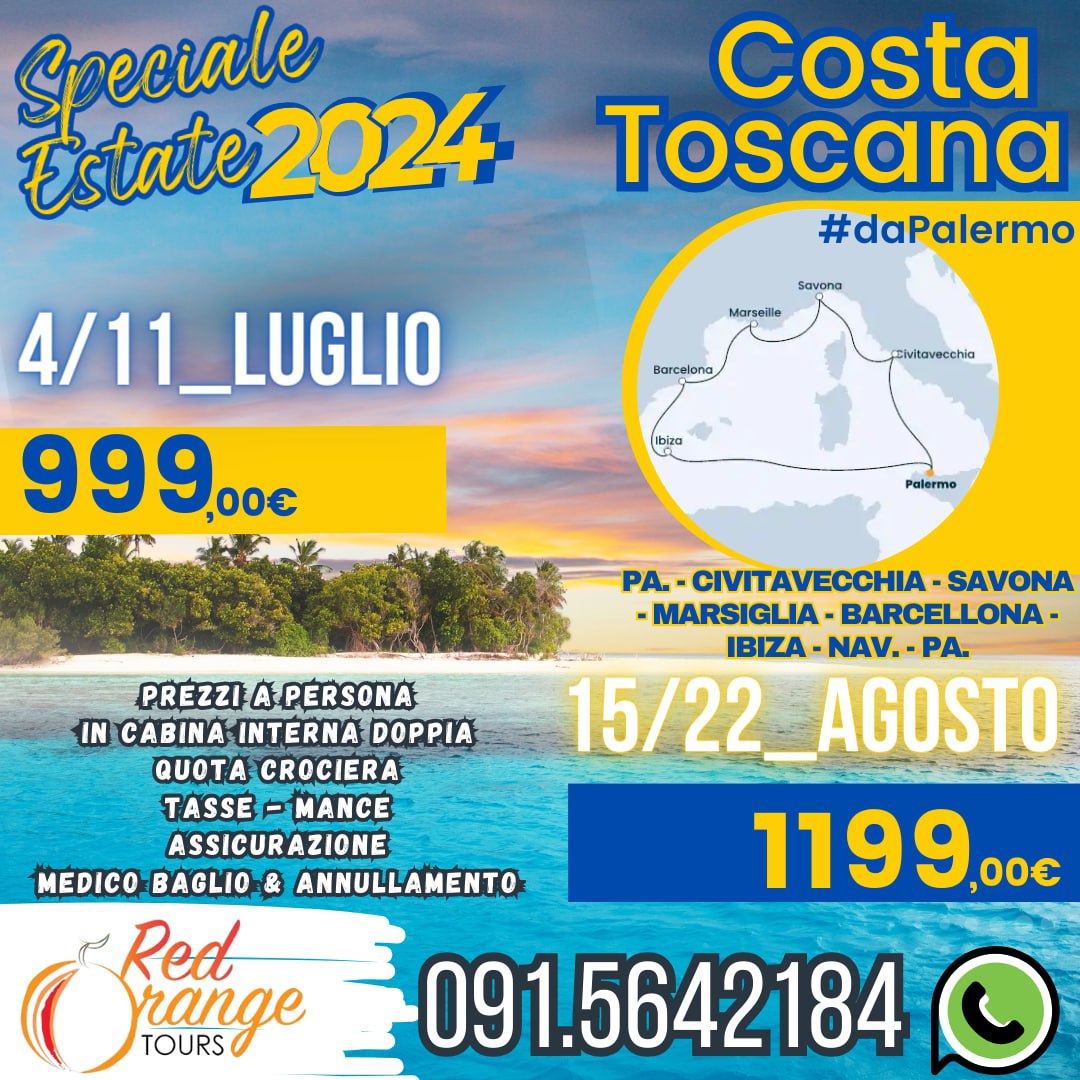 CROCIERE LUGLIO 2024