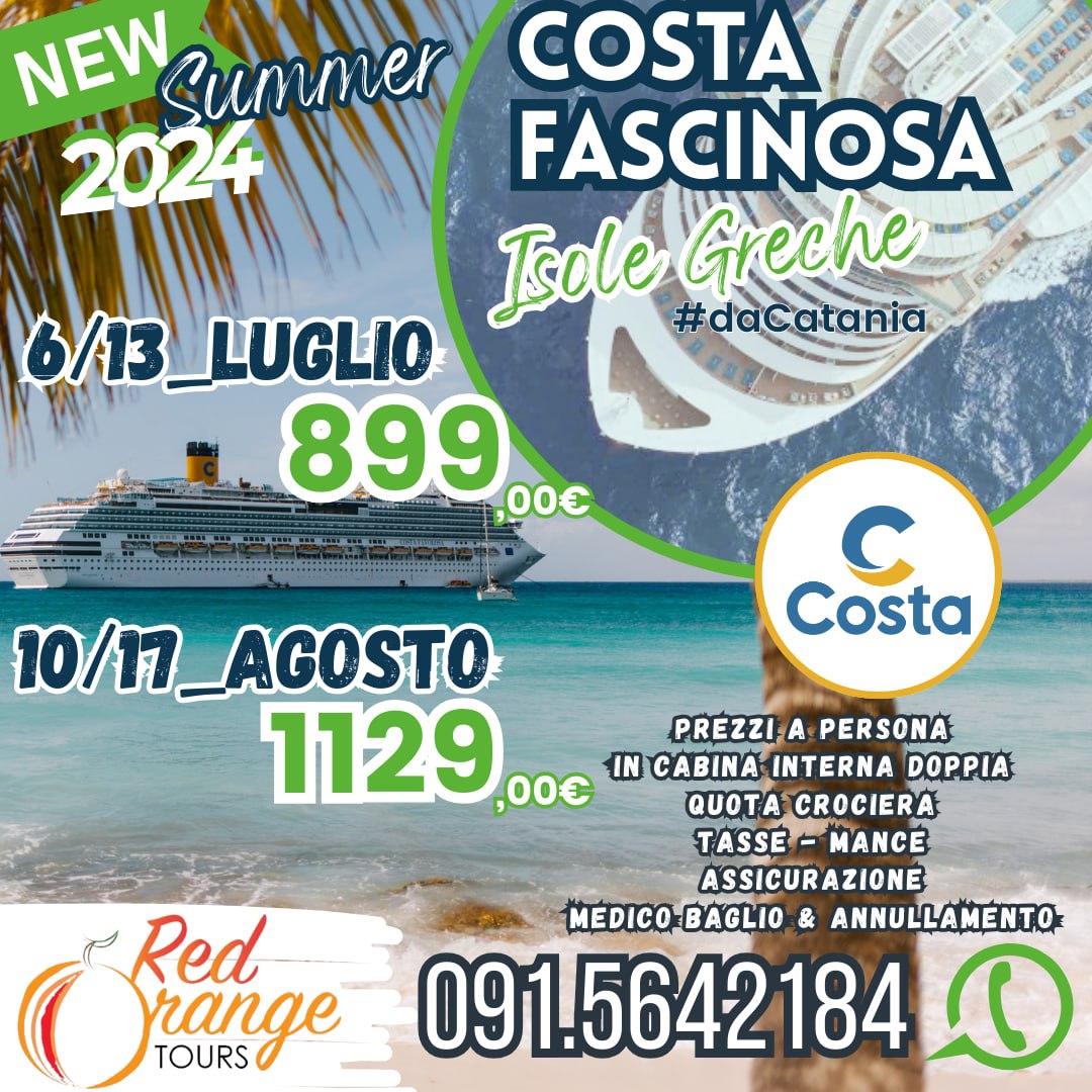FASCINOSA LUGLIO E AGOSTO