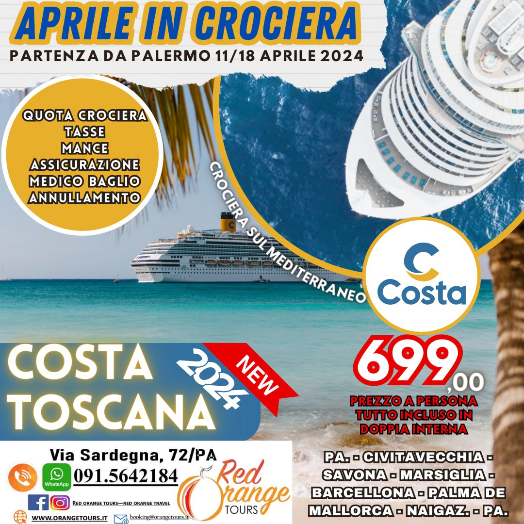 COSTA TOSCANA APRILE